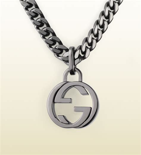 gucci interlocking g station necklace|gucci interlocking g heart necklace.